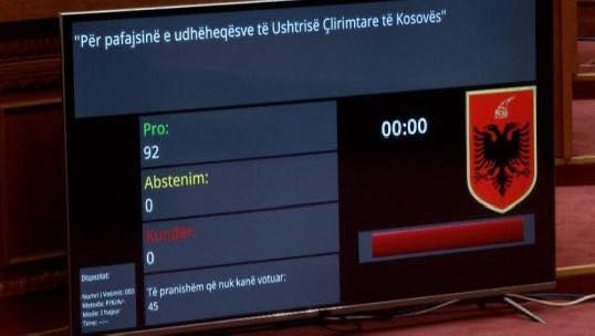 Albanian Foreign Ministry pledges diplomatic offensive to defend Kosova Liberation Army legacy