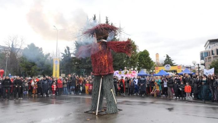 Shkodra Closes Carnival Week with Symbolic Burning of the Dordolec