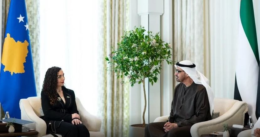 Kosovan President Osmani: Kosova blessed with continued support from UAE