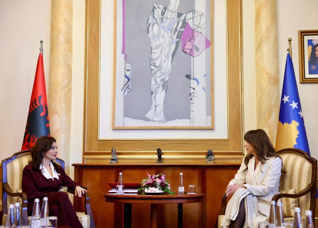 FM Elisa Spiropali and Kosova Assembly Speaker Albulena Haxhiu: Strengthening parliamentary cooperation for shared strategic goals