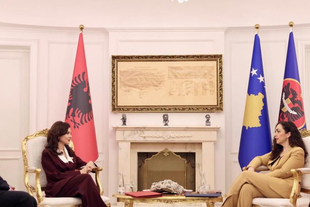 Spiropali meets Kosovo President Osmani: Albania backs Kosovo’s EU and NATO integration, calls for candidate status