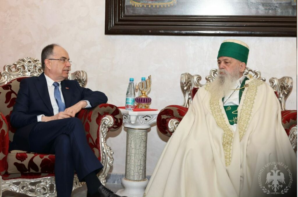 Albanian president visits Bektashi headquarters for Sultan Nevruz celebrations