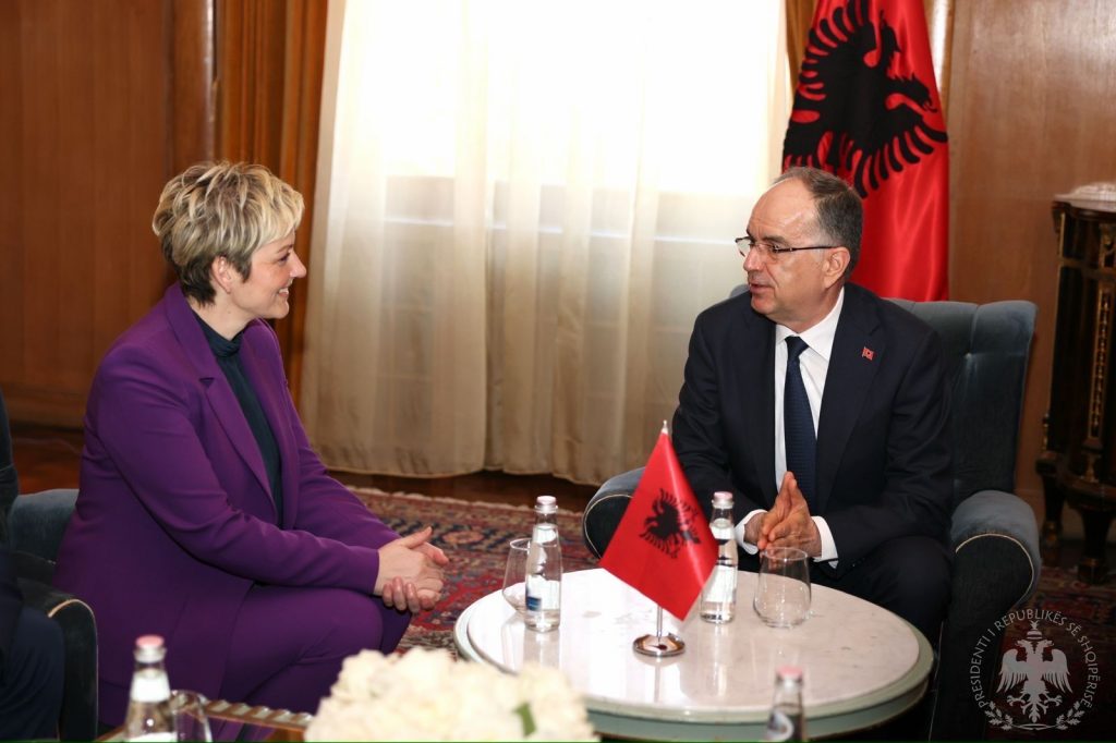 President Begaj meets Presheva mayor Ardita Sinani