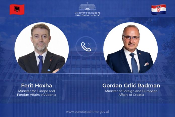 FM Hoxha and Croatian counterpart stress energy security and regional connectivity