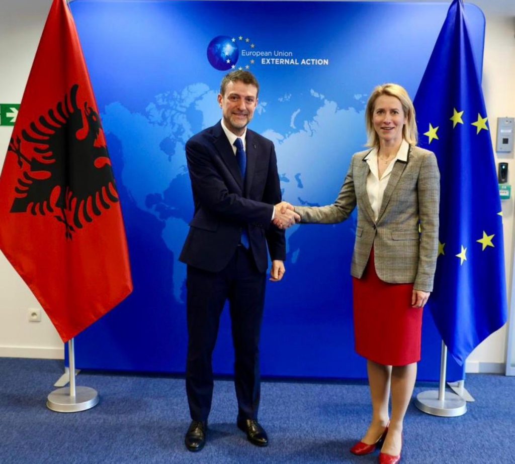 FM Hoxha meets Kaja Kallas: Albania a reliable ally for European security