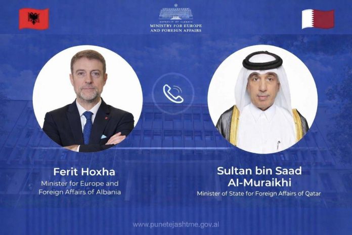 FM Hoxha condemns Iranian attacks on Qatar in call with Qatari counterpart