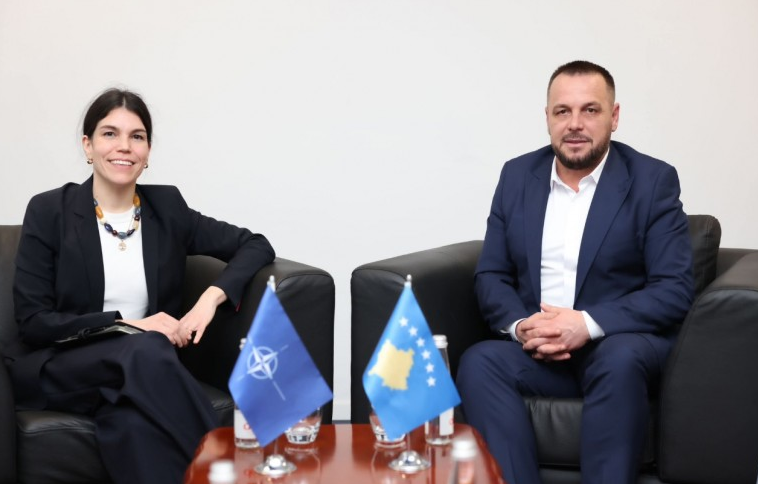 Cooperation with the alliance, Kosova Defense minister Maqedonci meets NATO official