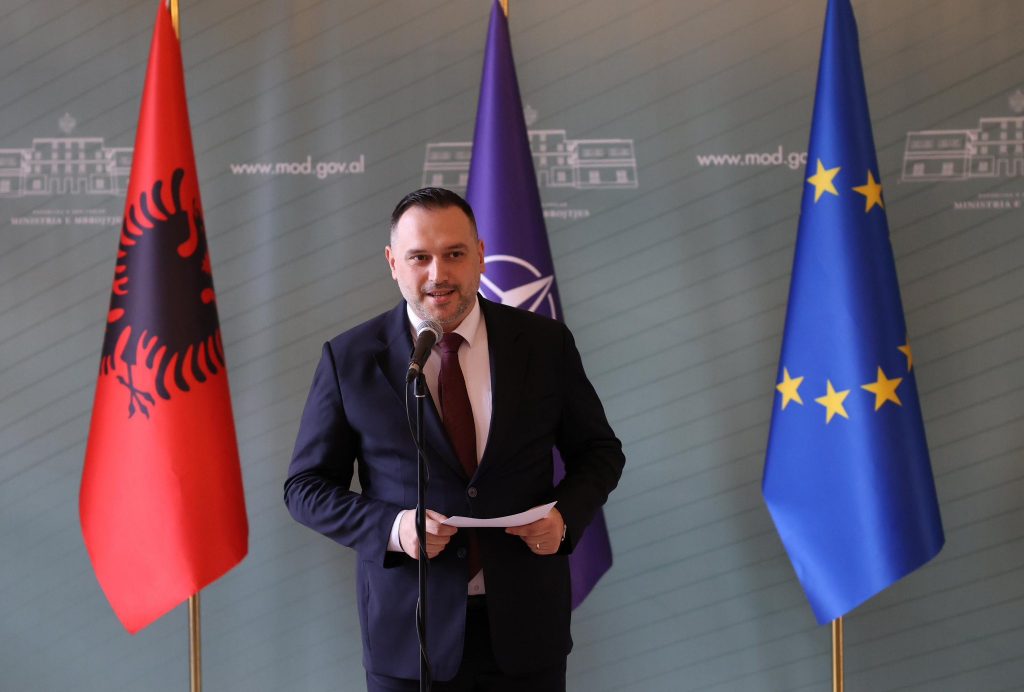 Albanian defense minister meets military attachés, stresses cooperation for shared security