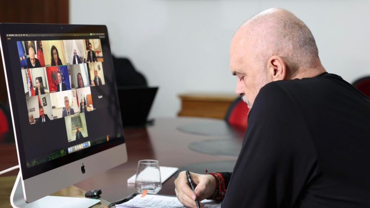 Rama holds talks with Albanian ambassadors in countries affected by the Middle East conflict