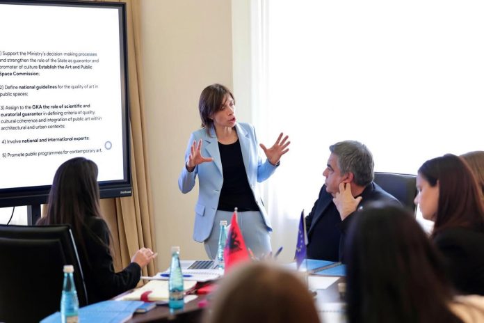 Gonxhja Presents Strategic Plan for New National Gallery of Arts in Tirana