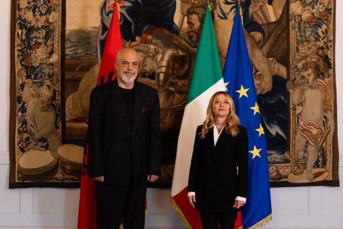 Rama ends Italy visit, meets Meloni and Defense Minister Crosetto