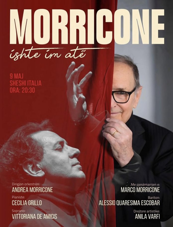 “Morricone dirigjon Morriconen” concert in Tirana brings European celebration to Tirana