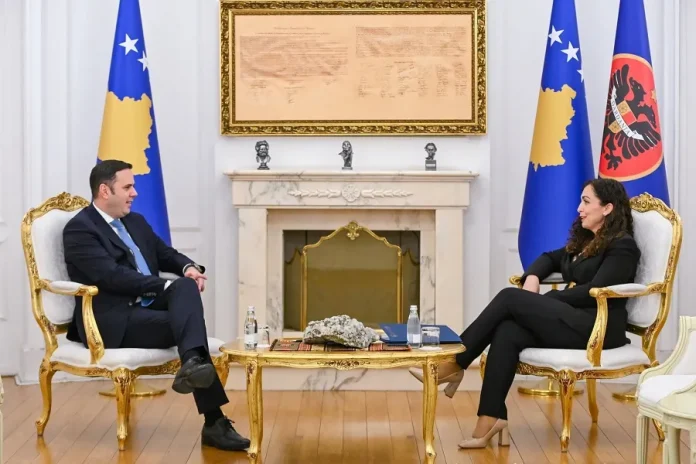 Lumir Abdixhiku and Vjosa Osmani Discuss Presidential Election in Pristina