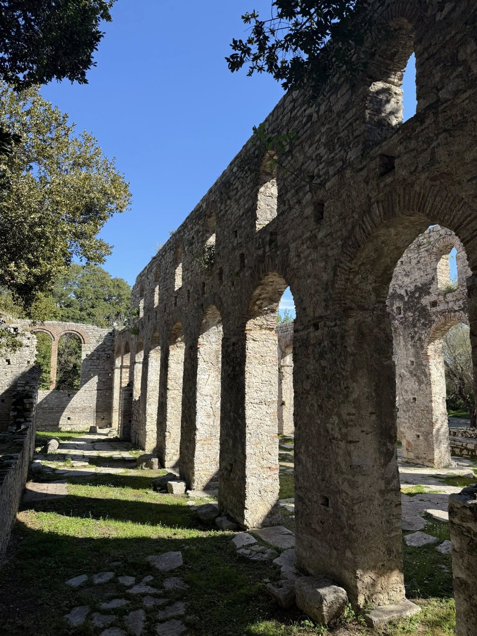 Great Basilica of Butrint, among the most important Paleochristian monuments in the region