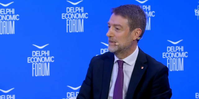 FM Hoxha: Albania EU Membership Remains Vital Strategic Priority, Says Foreign Minister at Delphi Forum