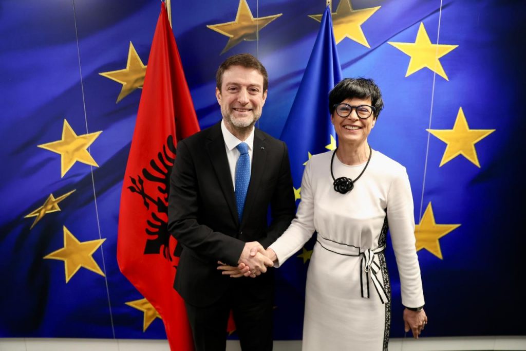 Albania’s EU path built on concrete results, Hoxha says after meeting Commissioner Kos