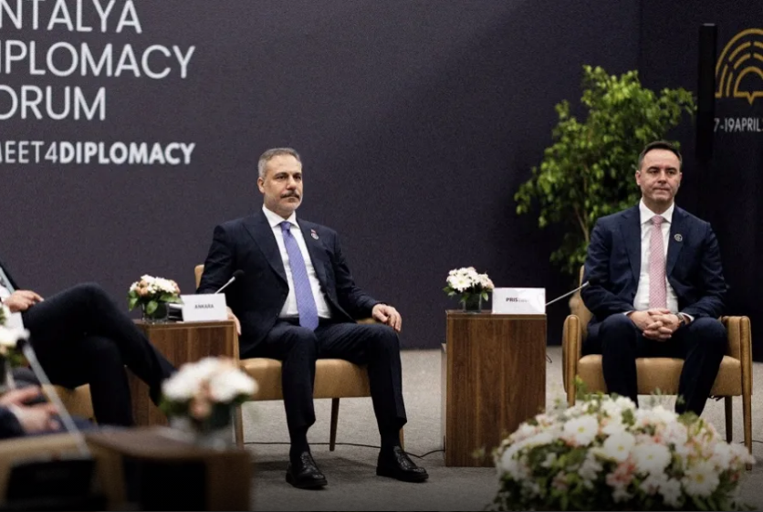Konjufca attends Antalya Diplomacy Forum, highlights Turkey’s support and regional dialogue