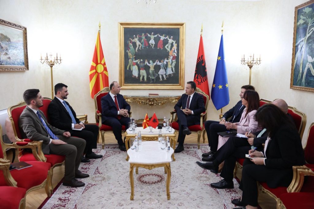 Speaker Peleshi and North Macedonian Parliament Speaker Gashi discuss parliamentary cooperation and EU integration