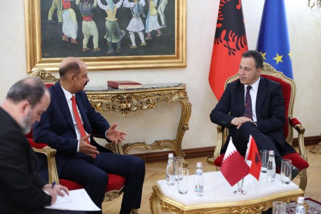 Albanian parliament speaker meets Qatar ambassador to boost bilateral ties