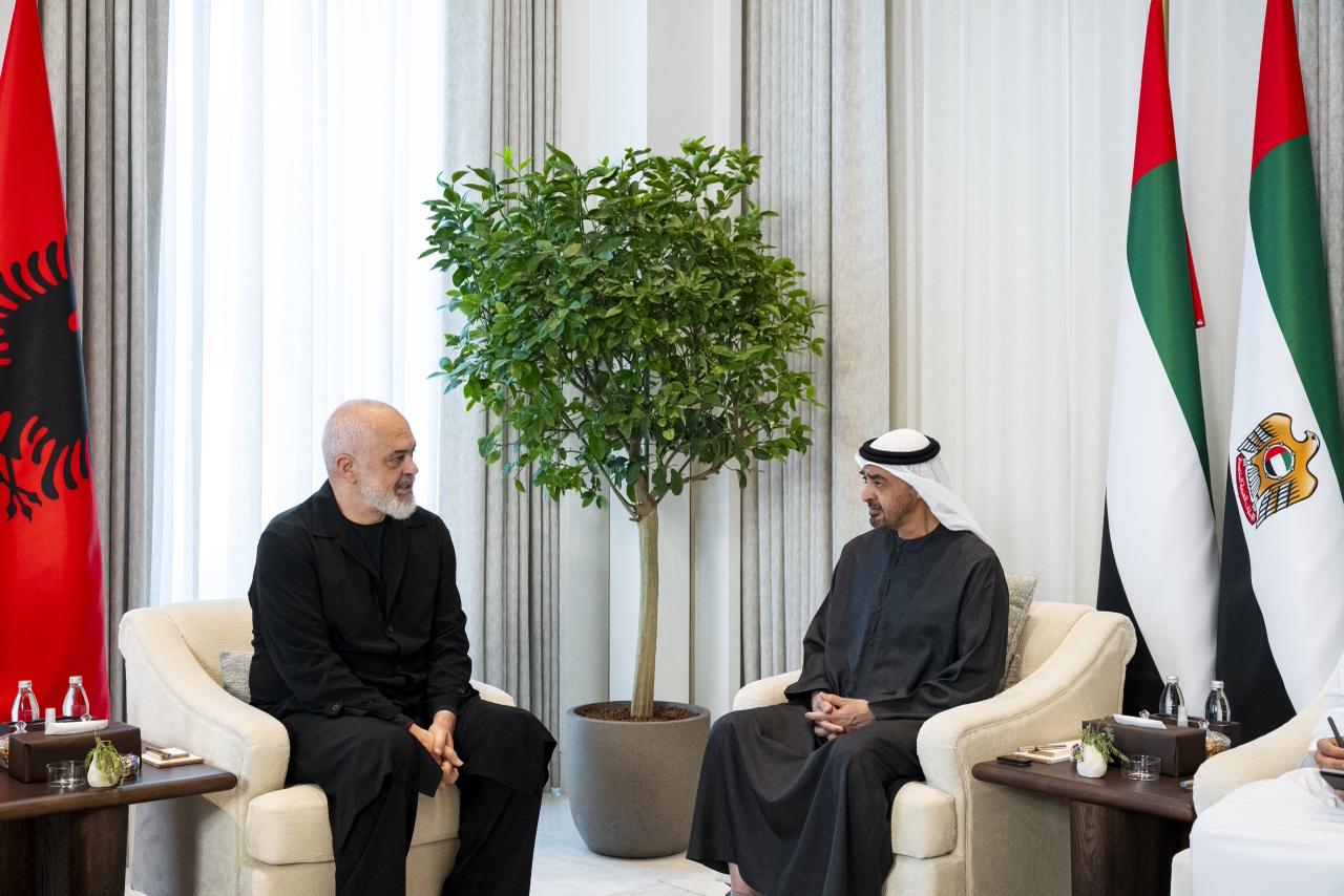 PM Edi Rama meets UAE President Sheikh Mohammed bin Zayed in Abu Dhabi, signals stronger cooperation ahead