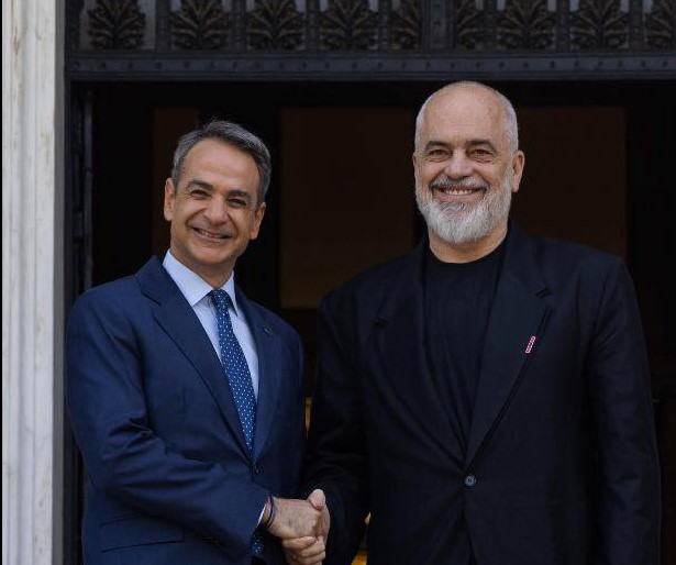 Albanian PM Rama meets Greek PM Mitsotakis, pushes for new strategic partnership