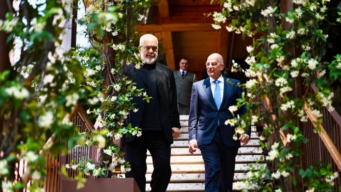 Greek Minister Dendias: Greek Minority Builds Friendship Between Albania and Greece