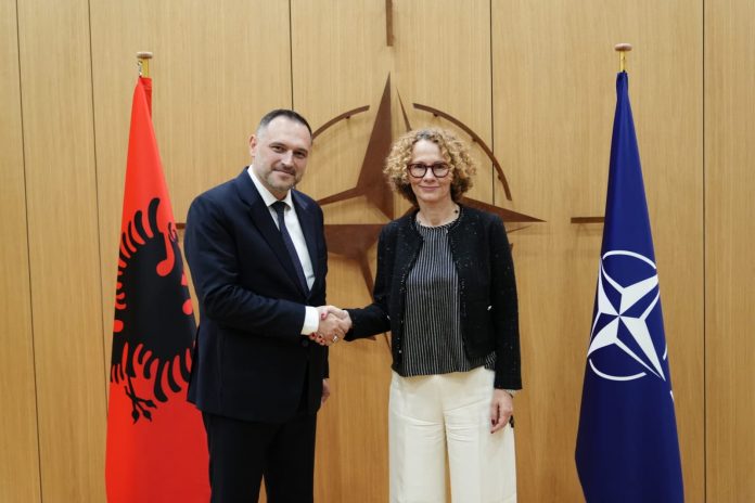 Ermal Nufi Meets NATO Deputy Secretary General, Reaffirms Albania’s Role in Regional Stability