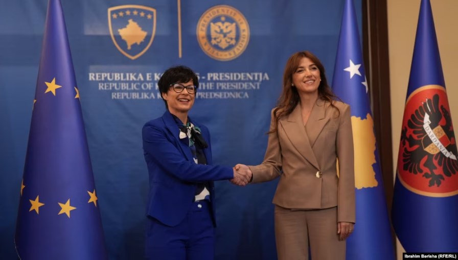 EU enlargement commissioner Marta Kos begins visit to Kosova
