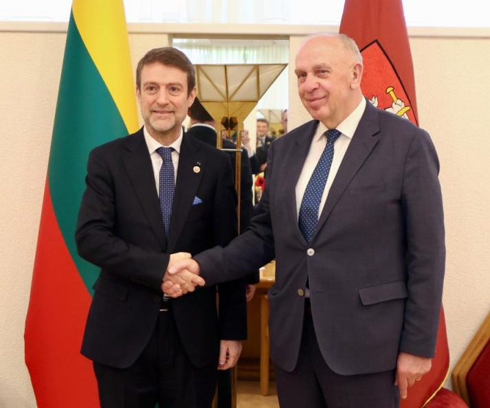 FM Hoxha in Lithuania says parliamentary cooperation key for EU path