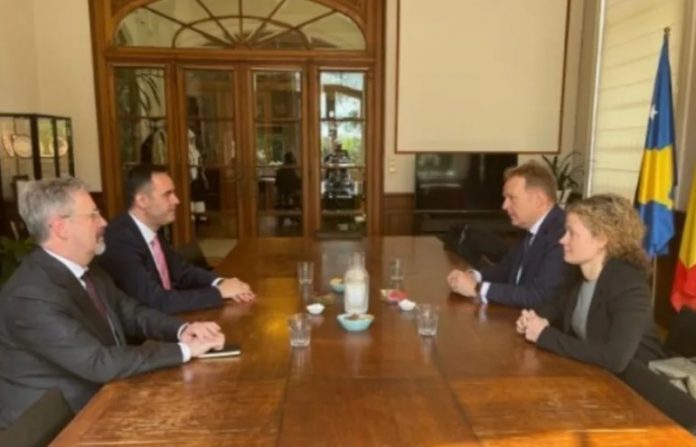 Acting Kosovan FM Konjufca meets EU Special Envoy Sorensen, backs mutual recognition in Serbia dialogue