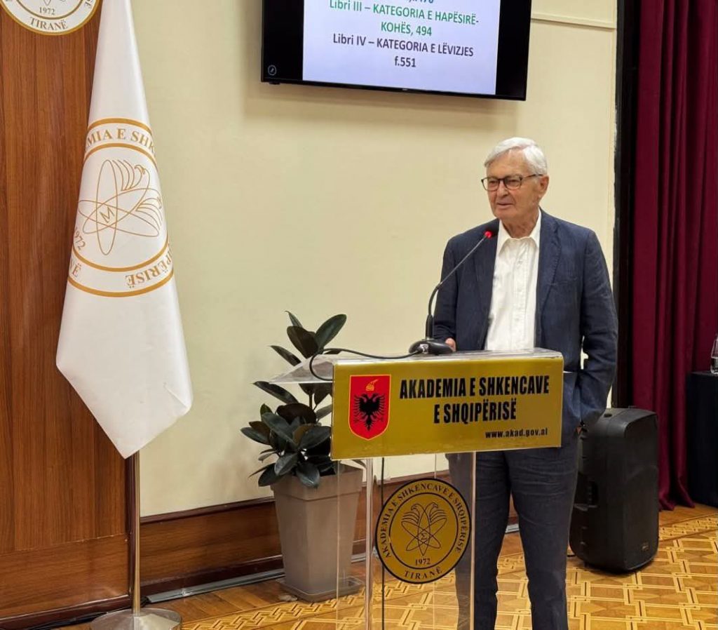 Scientific book series by academic Rexhep Meidani promoted