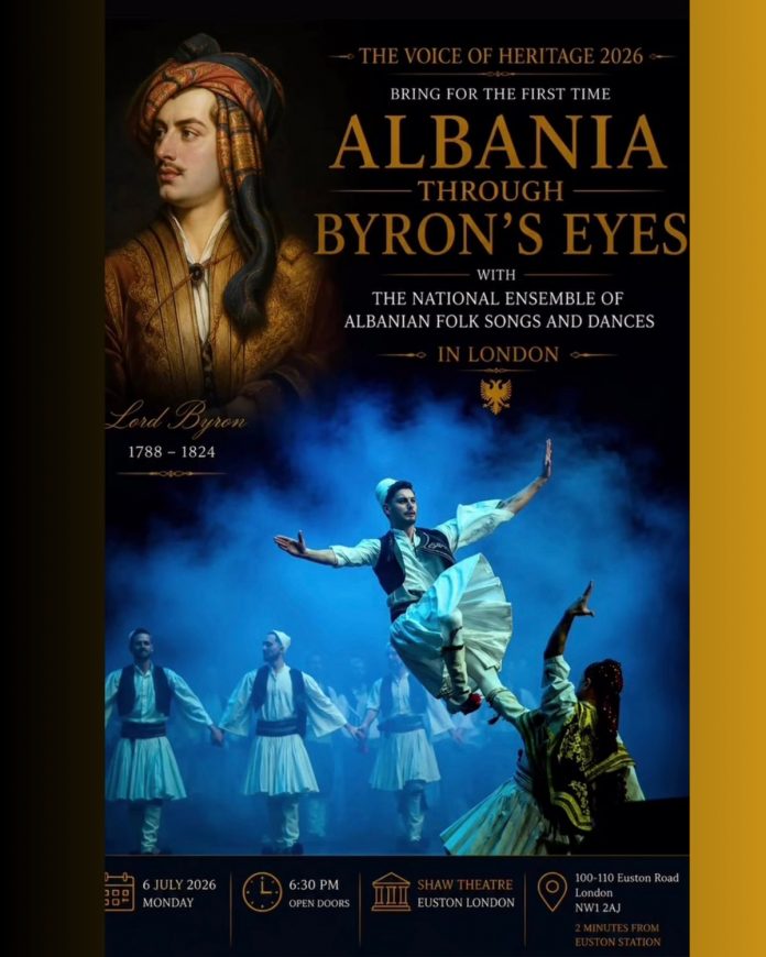 “Albania Through Byron’s Eyes” Brings Albanian Cultural Heritage to London Stage