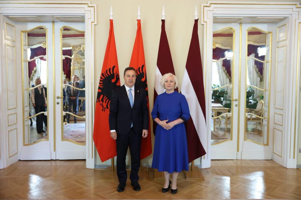 Latvia reaffirms support for Albania’s European Union path, Speaker Peleshi says
