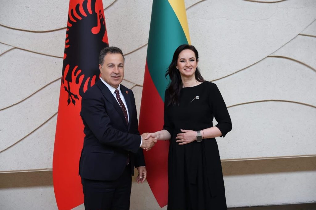 Speaker Peleshi in Lithuania: Support reaffirmed for Albania’s European Union path and 2027 NATO summit bid