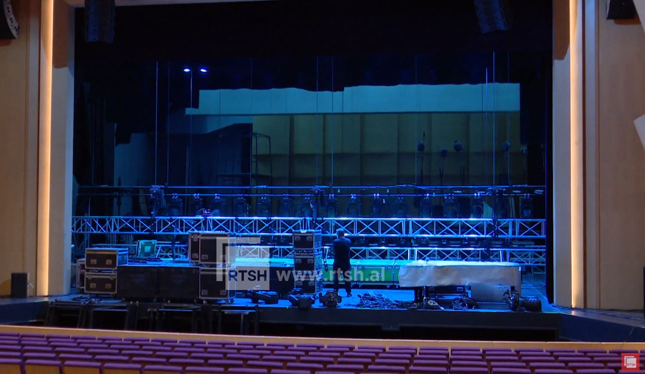 Albanian Radio and Television Spring Festival stage design takes shape, Albi Çifligu: Tradition meets modernity