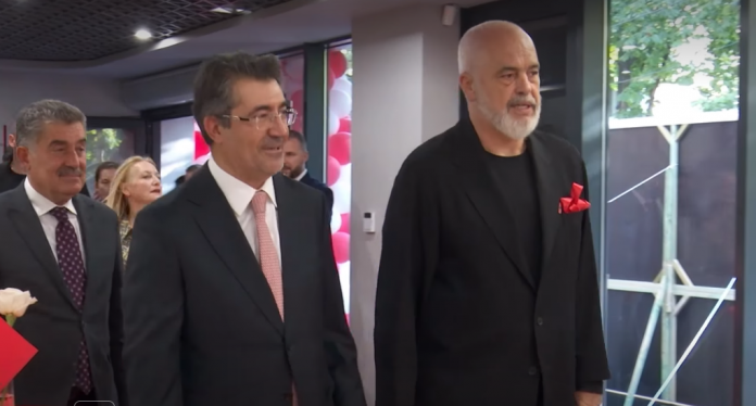 Rama Attends Opening Ceremony of Ziraat Bank Branch in Tirana