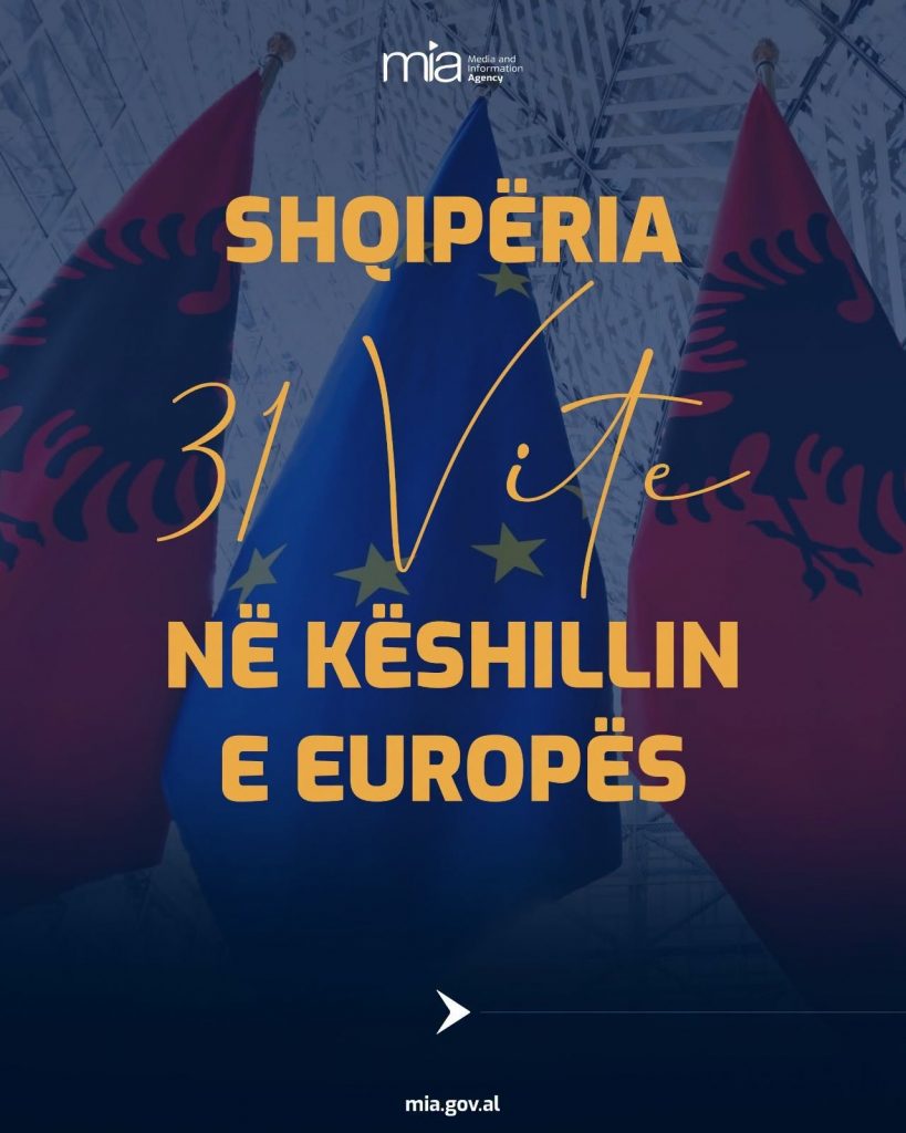 Albania marks 31 years in the Council of Europe
