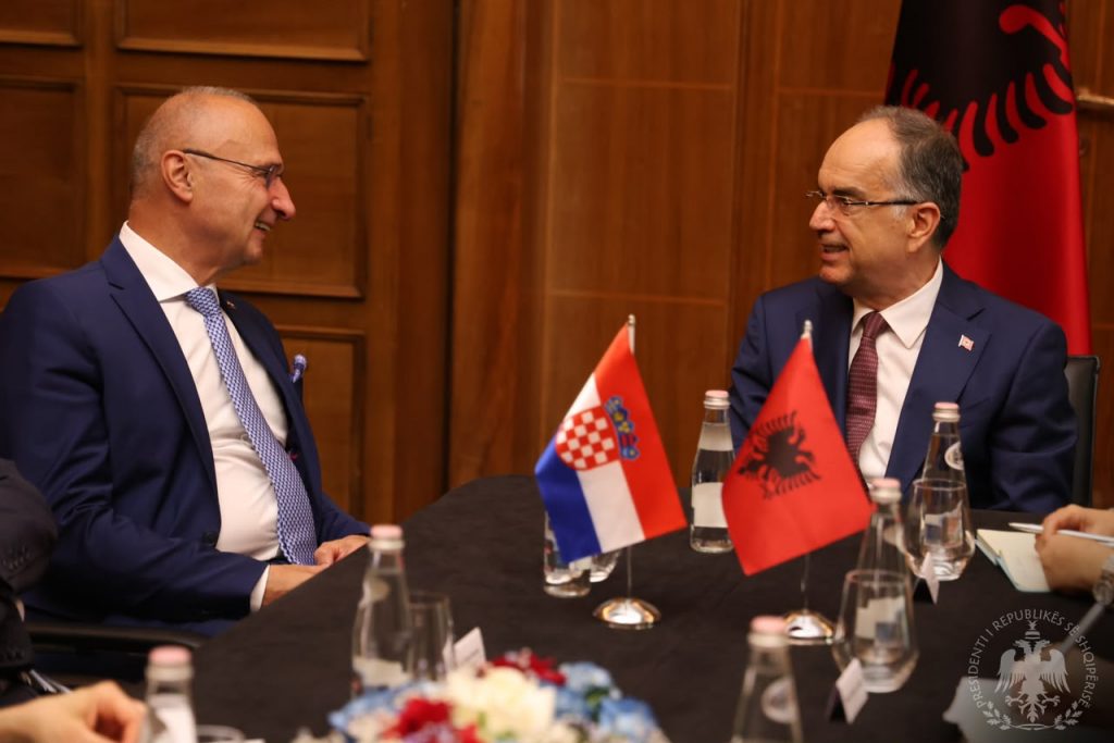 President Begaj discusses stronger strategic partnership with Croatian foreign minister