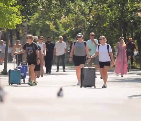 Tirana draws steady flow of global visitors on a summer day