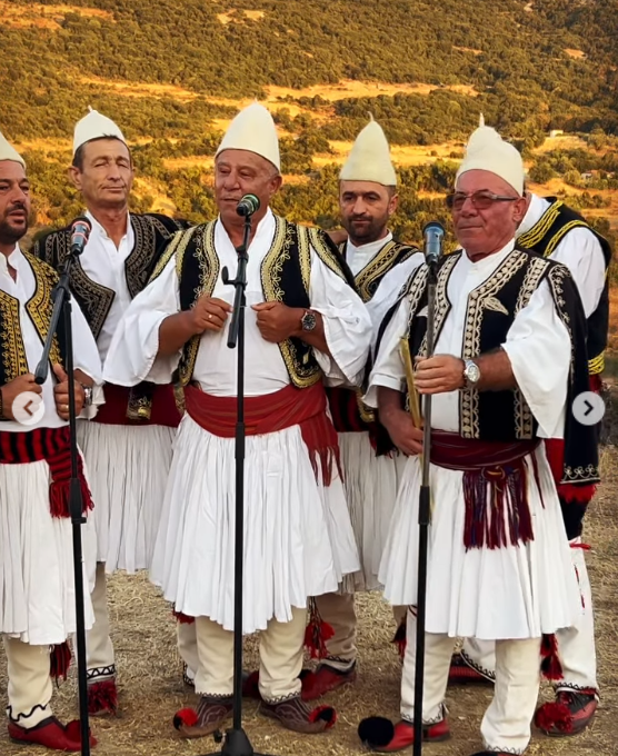 Labe Songs and Flute Music Bring Festive Spirit to Amantia Archaeological Park