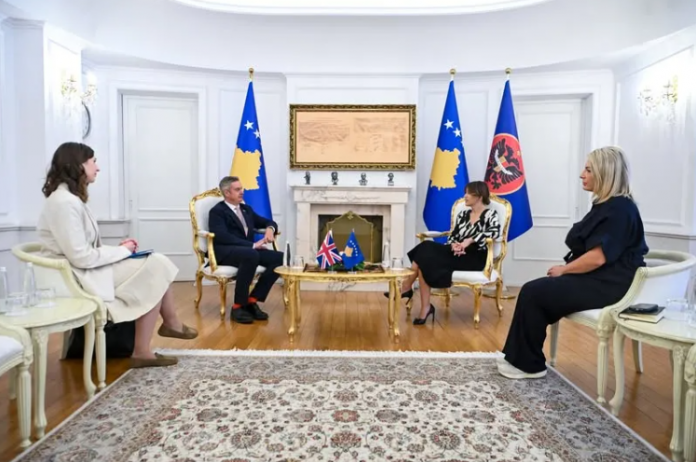 Haxhiu meets British ambassador, discusses need for political dialogue