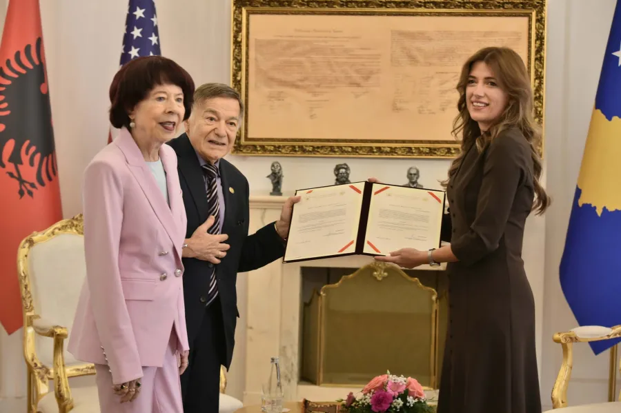 Kosova grants citizenship to former U.S. congressman Joe DioGuardi and his wife