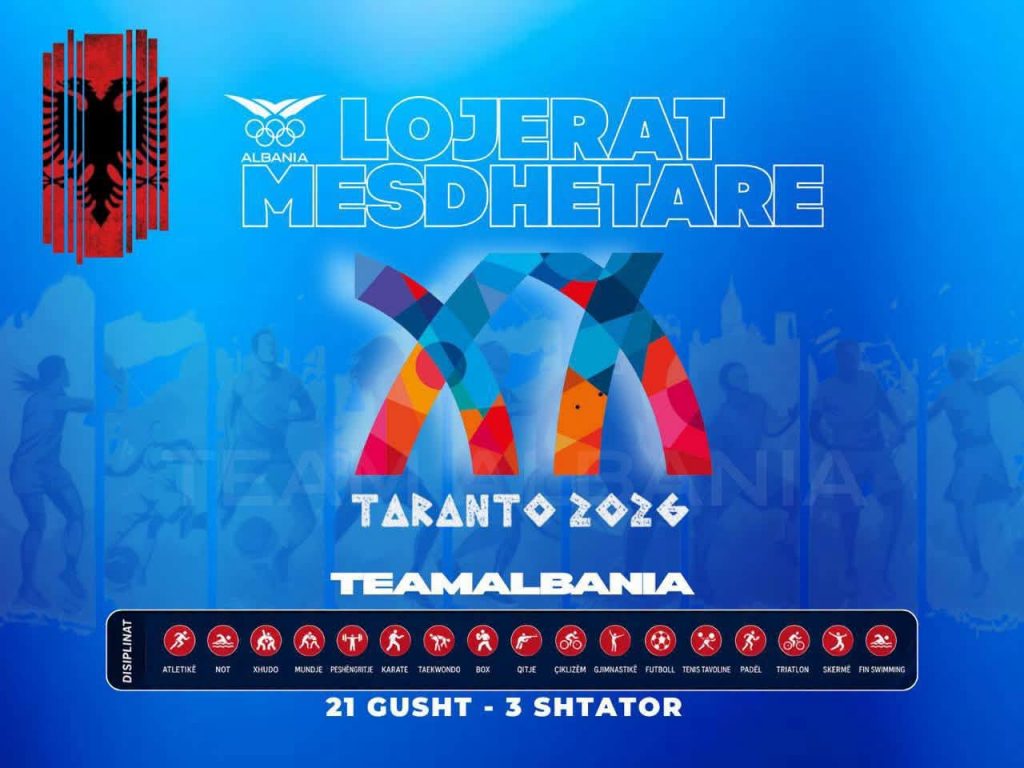 Taranto 2026 Mediterranean Games: Albania sends record 72-athlete delegation