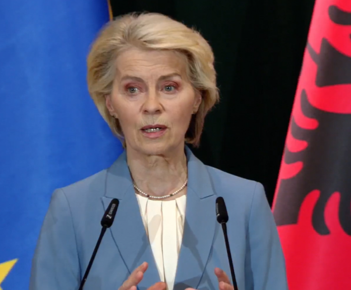 Von der Leyen: Corruption Probes Show Albania’s Justice System Is Working