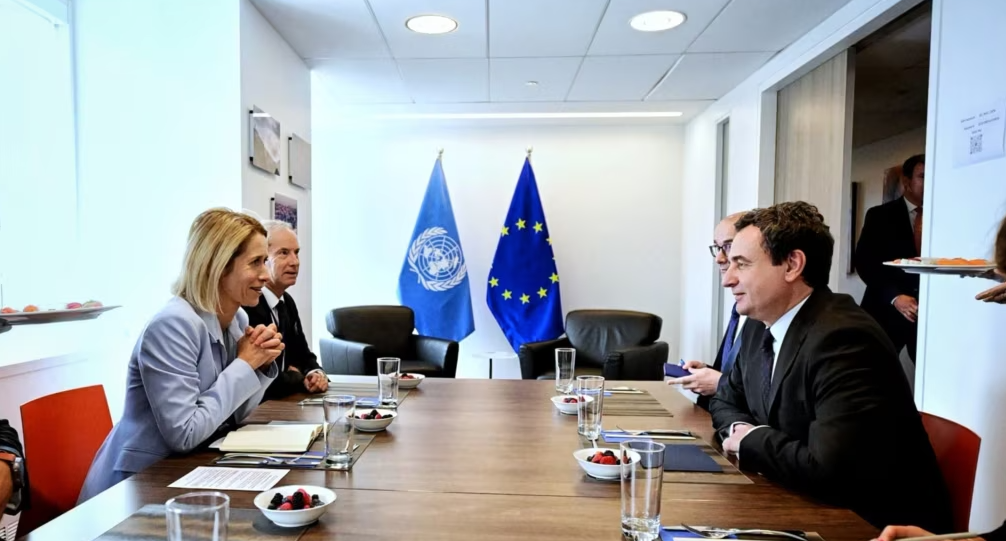 Kallas Presses Kosovo and Serbia to Advance Dialogue