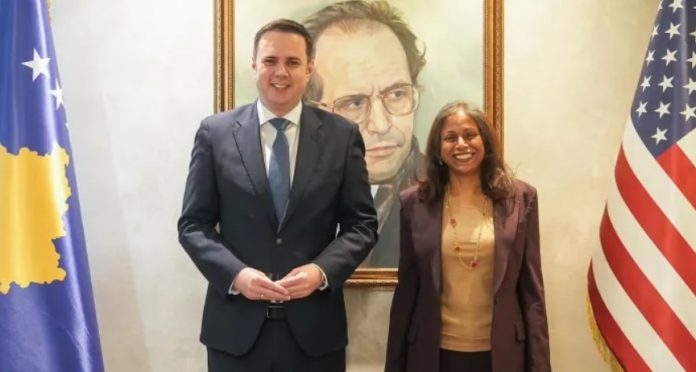 LDK leader Abdixhiku meets US Embassy chargé d’affaires over Kosovo’s political deadlock