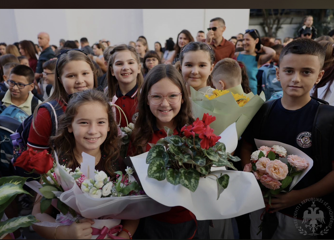 President Begaj urges students to believe in themselves as new school year begins
