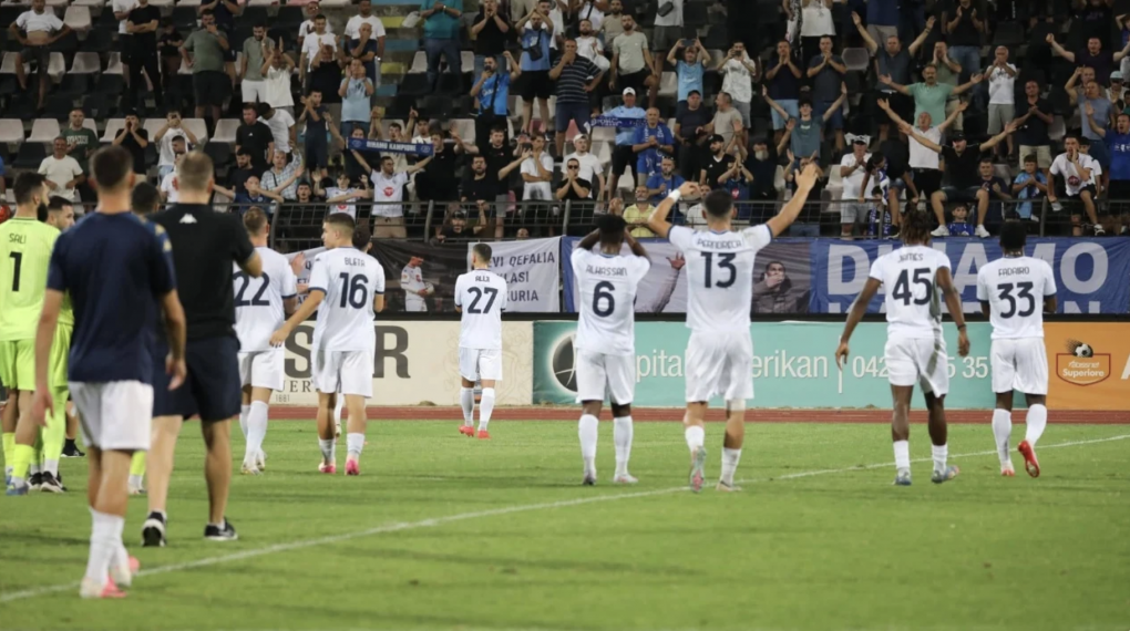 Dinamo City win in stoppage time against Skënderbeu