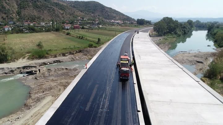 Elbasan–Rrogozhina road, part of Trans-European Corridor VIII, reaches 87% completion