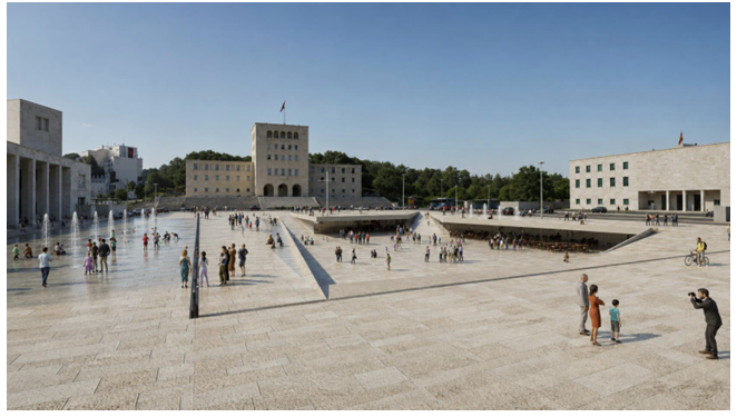 Mother Teresa Square to Become Pedestrian Zone with Museum and Underground Parking